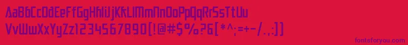 fuente SfElectrotomeCondensed – Fuentes Moradas Sobre Fondo Rojo