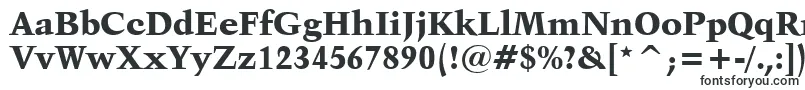 Шрифт Kuenstler480BlackBt – шрифты для курсовой работы