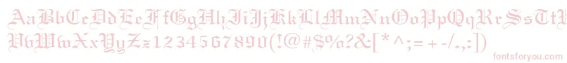 フォントLinotext – ピンクのフォント