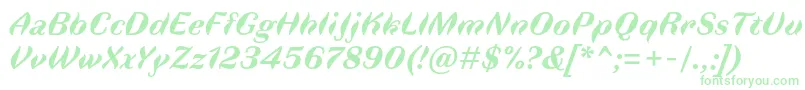 FauneDisplaybolditalic Font – Green Fonts