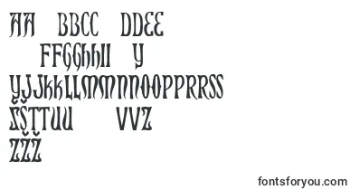 Xiphosc font – lithuanian Fonts