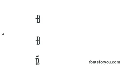 Xiphosc font – serbian Fonts