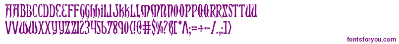 Xiphosc-Schriftart – Violette Schriften