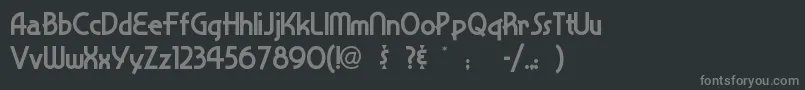 More about Snappyservice Font Snappyservice Font – Gray Fonts on Black Background
