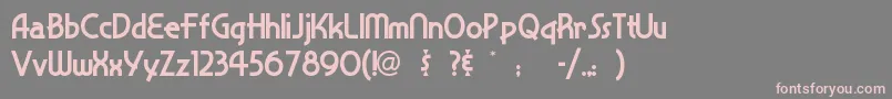 Snappyservice Font – Pink Fonts on Gray Background