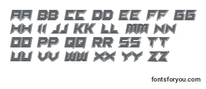 Suggested3DfilledItalic Font
