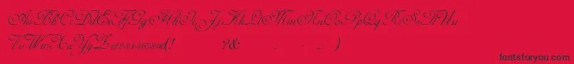 Adinekir Font – Black Fonts on Red Background