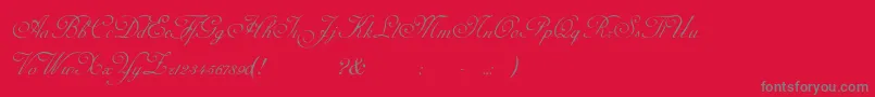 Adinekir Font – Gray Fonts on Red Background