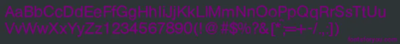 Шрифт AtkinsRegular – фиолетовые шрифты на чёрном фоне