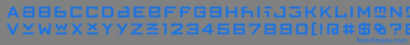 FfgothicTwoone Font – Blue Fonts on Gray Background