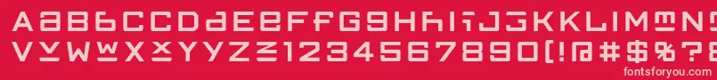 FfgothicTwoone Font – Pink Fonts on Red Background