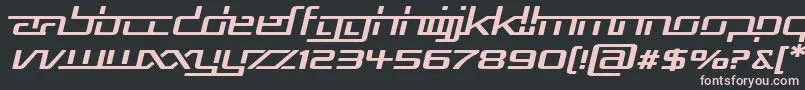 Rep5expi Font – Pink Fonts on Black Background