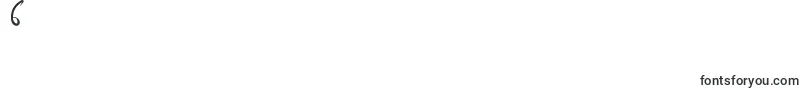 フォントLazyWriter – フォント数字6