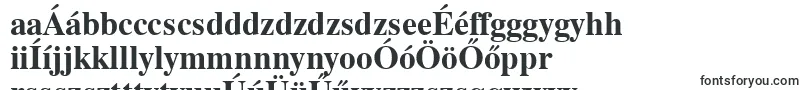 Шрифт Dutch801BoldTl – венгерские шрифты