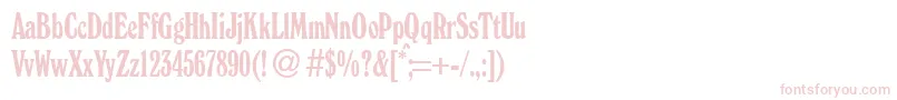 WonderdbNormal-Schriftart – Rosa Schriften auf weißem Hintergrund