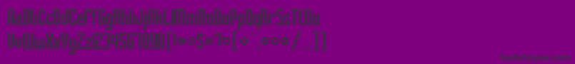 BelushiRegularDb Font – Black Fonts on Purple Background