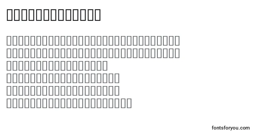 Schriftart 989MaxProtect – Alphabet, Zahlen, spezielle Symbole