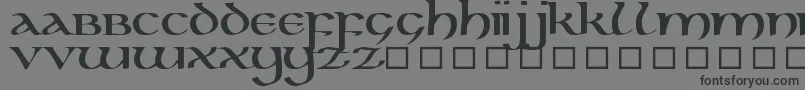 Kellunc Font – Black Fonts on Gray Background