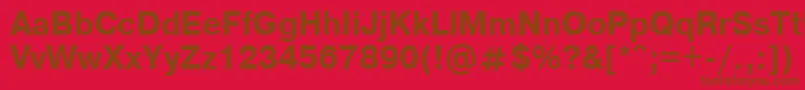 Axcartbd Font – Brown Fonts on Red Background