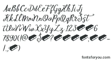 DkTompouce font – letter Fonts