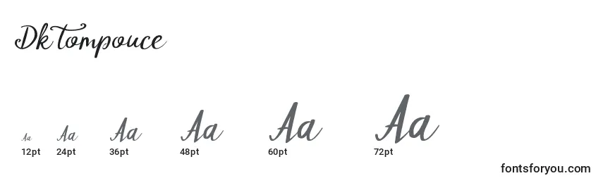 DkTompouce Font Sizes
