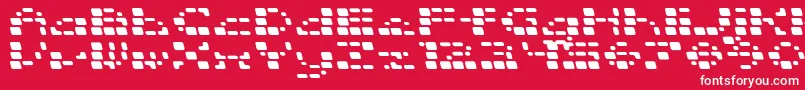 フォントSquarrelRounded – 赤い背景に白い文字
