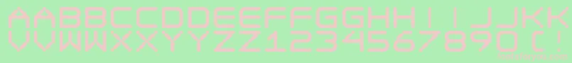 fuente EgotripF – Fuentes Rosadas Sobre Fondo Verde