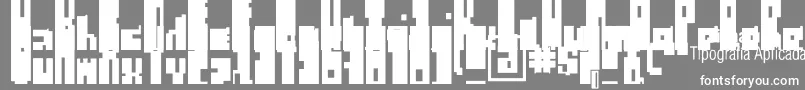 RegulusCubiculus Font – White Fonts on Gray Background
