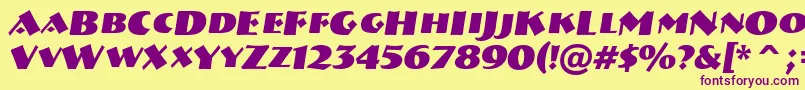 Подробнее о шрифте Breme14 Шрифт Breme14 – фиолетовые шрифты на жёлтом фоне