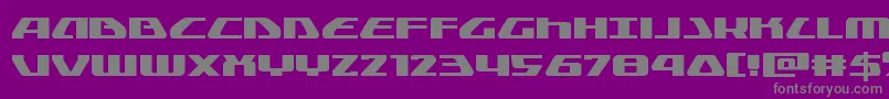 Police Globaldynamicsexpand – polices grises sur fond violet