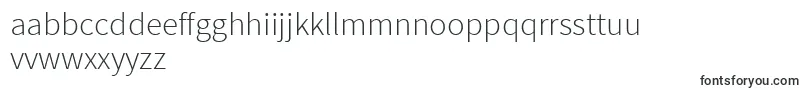 Шрифт SourcesansproLight – английские шрифты