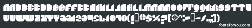 Шрифт BnJnco – белые шрифты