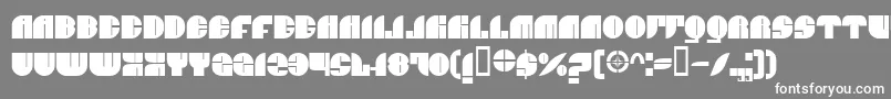 BnJnco Font – White Fonts on Gray Background