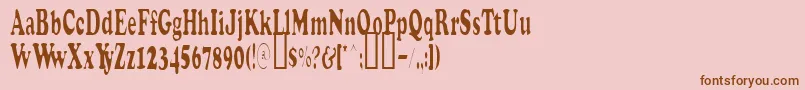 More about StretchPlain Font StretchPlain Font – Brown Fonts on Pink Background