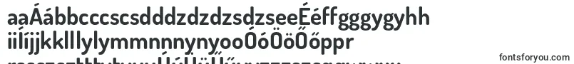 Шрифт DosisBold – венгерские шрифты