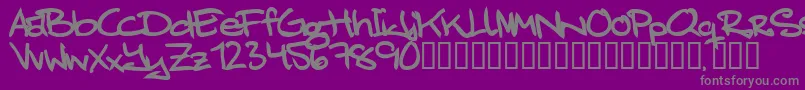 More about JuliaengstrmBold Font JuliaengstrmBold Font – Gray Fonts on Purple Background