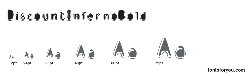DiscountInfernoBold Font Sizes