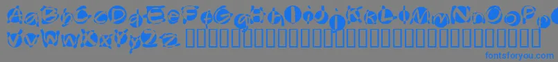 Weitere Informationen zur Swabba-Schriftart Swabba-Schriftart – Blaue Schriften auf grauem Hintergrund
