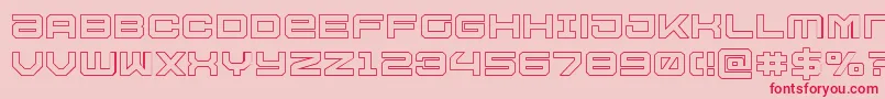 More about Ussdallasout Font Ussdallasout Font – Red Fonts on Pink Background