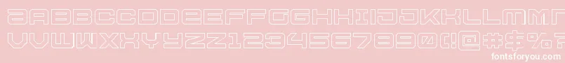 Ussdallasout Font – White Fonts on Pink Background