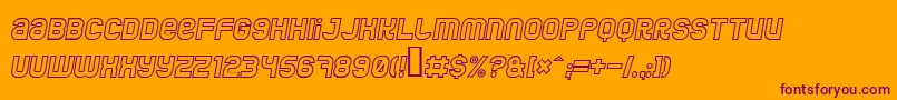More about Jumbooi Font Jumbooi Font – Purple Fonts on Orange Background