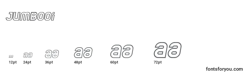 Jumbooi Font Sizes