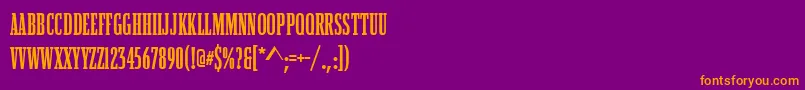 More about BostonCompressedBold Font BostonCompressedBold Font – Orange Fonts on Purple Background