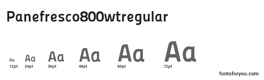 Panefresco800wtregular Font Sizes