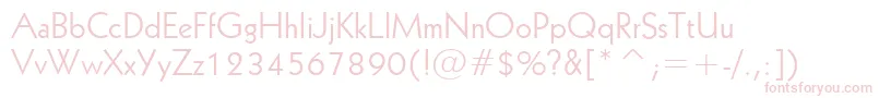 Geo231n Font – Pink Fonts on White Background