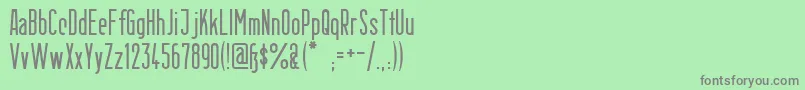 Weitere Informationen zur BerlinEmail2-Schriftart BerlinEmail2-Schriftart – Graue Schriften auf grünem Hintergrund