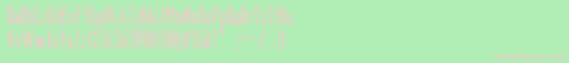 BerlinEmail2 Font – Pink Fonts on Green Background