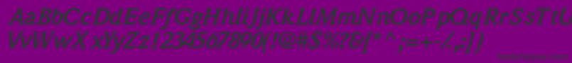 Quintessencessk ffy Font – Black Fonts on Purple Background