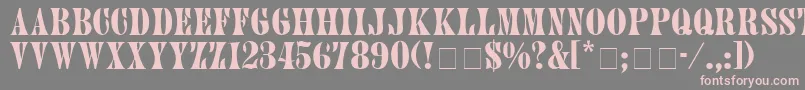 Jupiterr Font – Pink Fonts on Gray Background