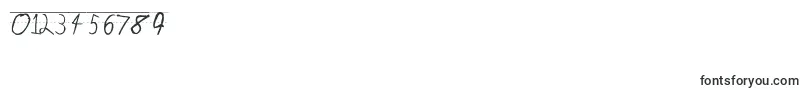 Kidtyper-Schriftart – Schriften für Zahlen und Nummern